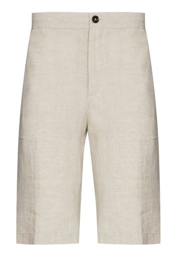 Ermenegildo Zegna tailored knee length shorts - Grigio