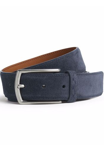 Ermenegildo Zegna suede leather belt - Blu