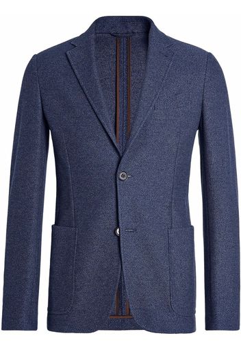 Ermenegildo Zegna Blazer monopetto sartoriale - Blu