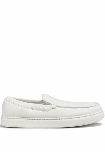 Ermenegildo Zegna padded-panel slip-on sneakers - Bianco