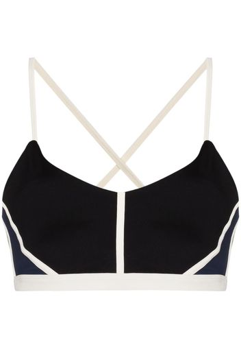 two-tone sports bra