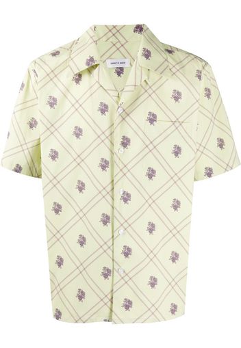 short sleeve floral print shirt