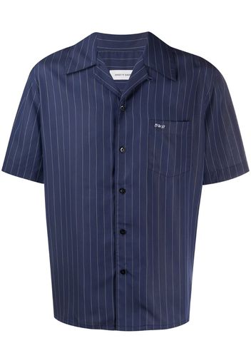 pinstripe bowling shirt