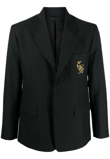 Ernest W. Baker Blazer monopetto con ricamo - Nero