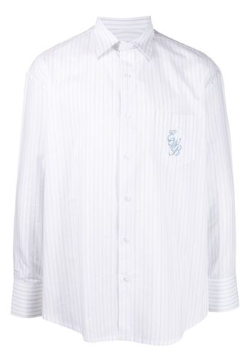 Ernest W. Baker Camicia gessata - Bianco