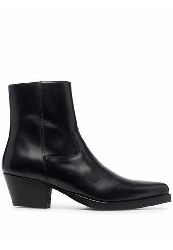 Ernest W. Baker pointed toe ankle boots - Nero