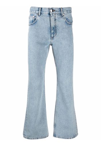 Ernest W. Baker flared-leg denim jeans - Blu