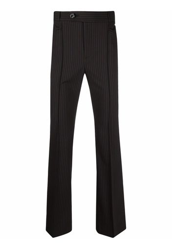 Ernest W. Baker pinstripe print tailored trousers - Nero