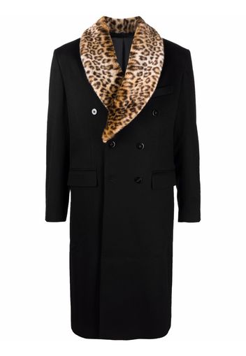 Ernest W. Baker double-breasted wool coat - Nero