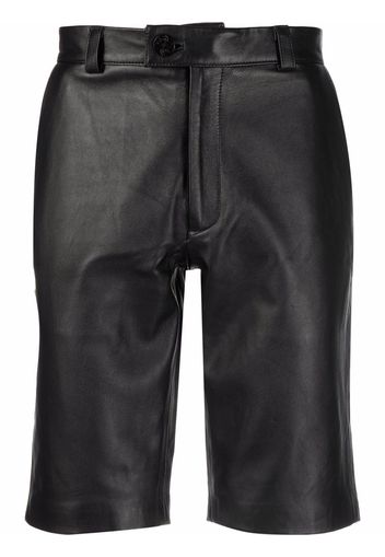 Ernest W. Baker off-centre button shorts - Nero