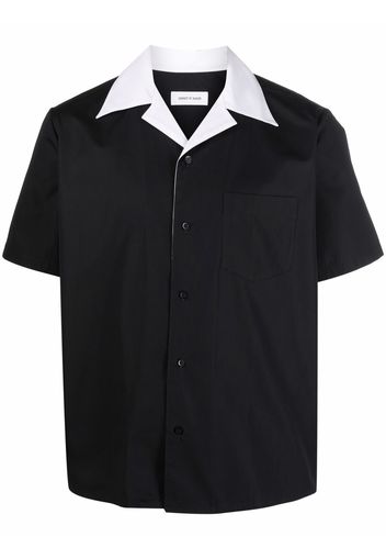 Ernest W. Baker short-sleeved cotton shirt - Nero