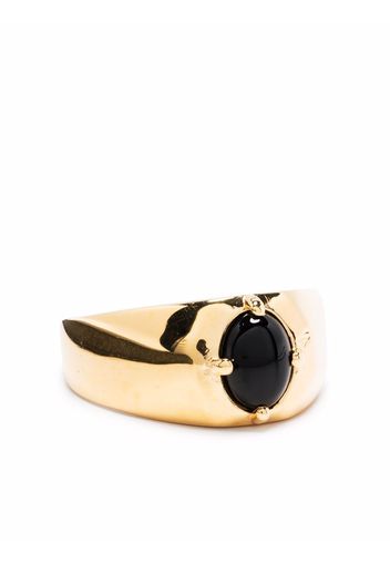 Ernest W. Baker onyx-stone ring - Oro