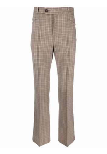 Ernest W. Baker tweed tailored trousers - Marrone