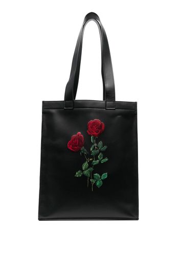 Ernest W. Baker Borsa tote a fiori - Nero