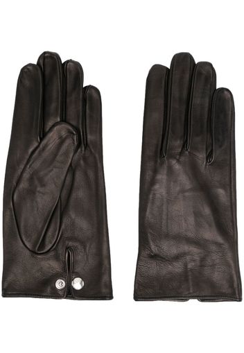 Ernest W. Baker press-stud fastened gloves - Nero