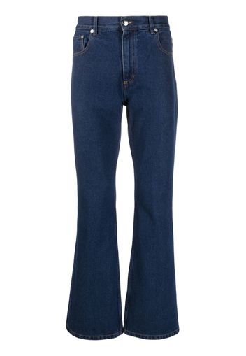 Ernest W. Baker Jeans svasati a gamba ampia - Blu