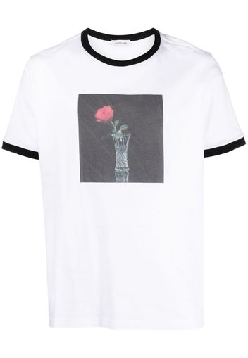 Ernest W. Baker photograph-print organic-cotton T-shirt - Bianco