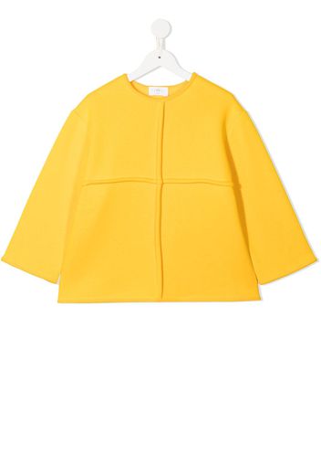 Eshvi Kids Top a maniche lunghe - Giallo