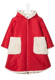 Eshvi Kids Impermeabile con inserti a contrasto - Rosso