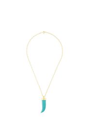 Eshvi stone pendant necklace - Blu