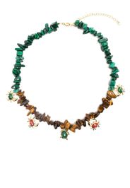 Eshvi Collana Sea Animal con malachite - Marrone