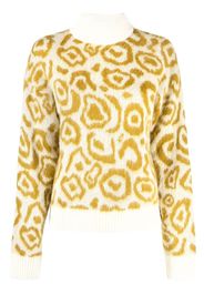 Essentiel Antwerp high-neck mohair finish jumper - Giallo