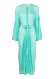 Essentiel Antwerp flared belted shirt dress - Verde