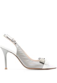 ESSERE pointed-toe leather pumps - Grigio