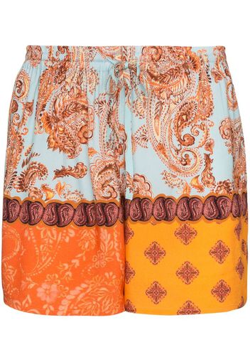 paisley-print bermuda shorts