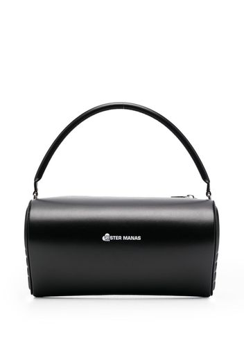 ESTER MANAS logo-embossed baguette shoulder bag - Nero