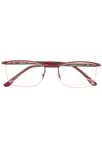 Etnia Barcelona Bonnie rectangle-frame glasses - Rosso