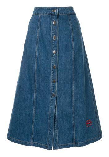 Gonna denim midi