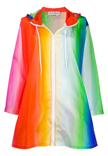 hooded Rainbow parka