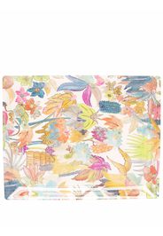 ETRO HOME foliage-print ceramic tray - Bianco