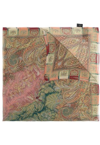 Etro Foulard con stampa paisley - Verde