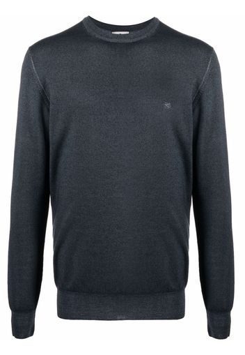 ETRO embroidered-logo jumper - Blu