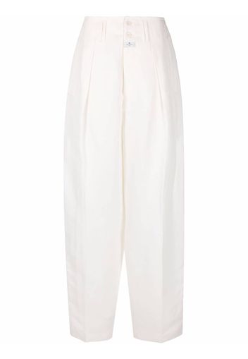 ETRO wide-leg tailored trousers - Bianco