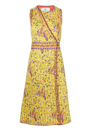 ETRO Abito midi con stampa paisley - Giallo