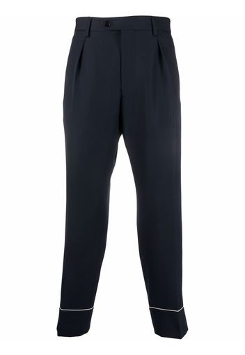 ETRO cropped tailored trousers - Blu