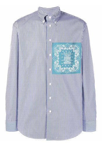 ETRO Back To The Future striped shirt - Blu