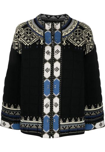 ETRO geometric-pattern jacket - Nero