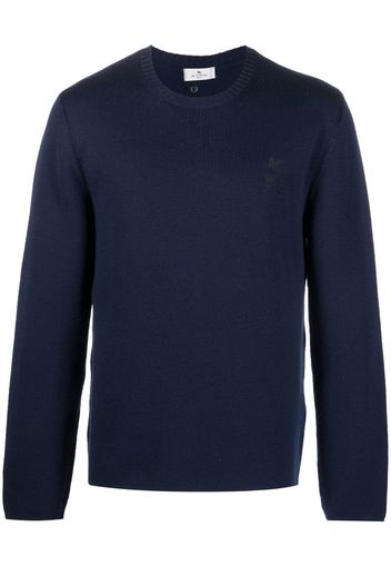 ETRO crew-neck pullover jumper - Blu