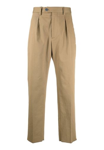 ETRO side-stripe detail trousers - Toni neutri