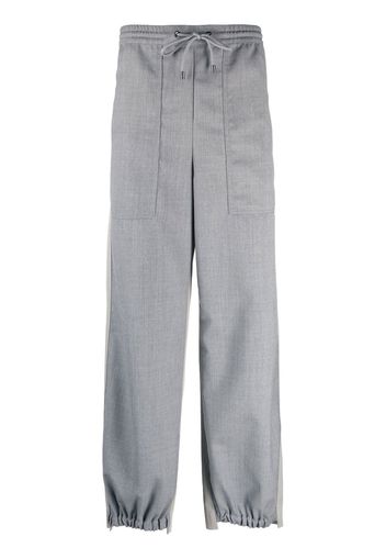 ETRO Pantaloni bicolore con vita elasticizzata - Grigio