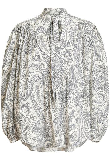 ETRO all-over paisley-print blouse - Nero