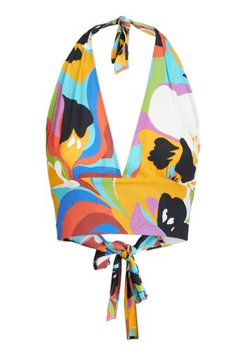 ETRO graphic-print bikini top - Blu