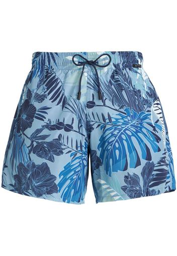 ETRO floral-print swim shorts - Blu