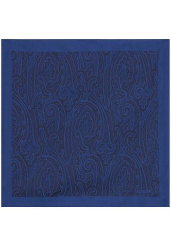 ETRO paisley-print pocket square - Blu