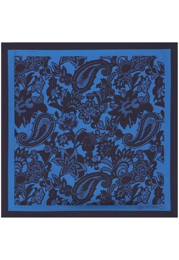 ETRO all-over paisley-print scarf - Blu