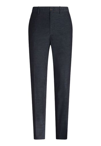 ETRO tailored slim-cut trousers - Blu